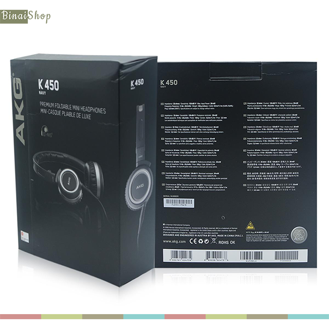 Tai nghe nhạc on-ear Hifi AKG K450 – BINAI