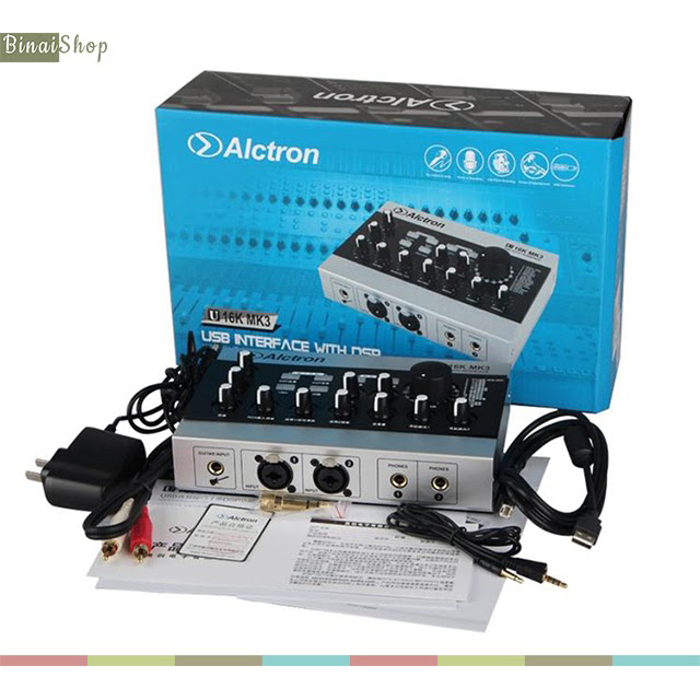 Sound card hát Karaoke livestream Alctron U16k MKIII – BINAI