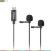 Boya BY-M3D - cặp micro lavalier kỹ thuật số thu âm cho điện thoại cổng Type-C (6m)