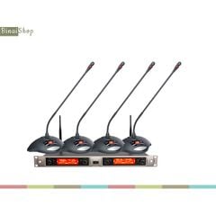  EAROBE MA-668 - Bộ 04 micro cổ ngỗng không dây UHF 