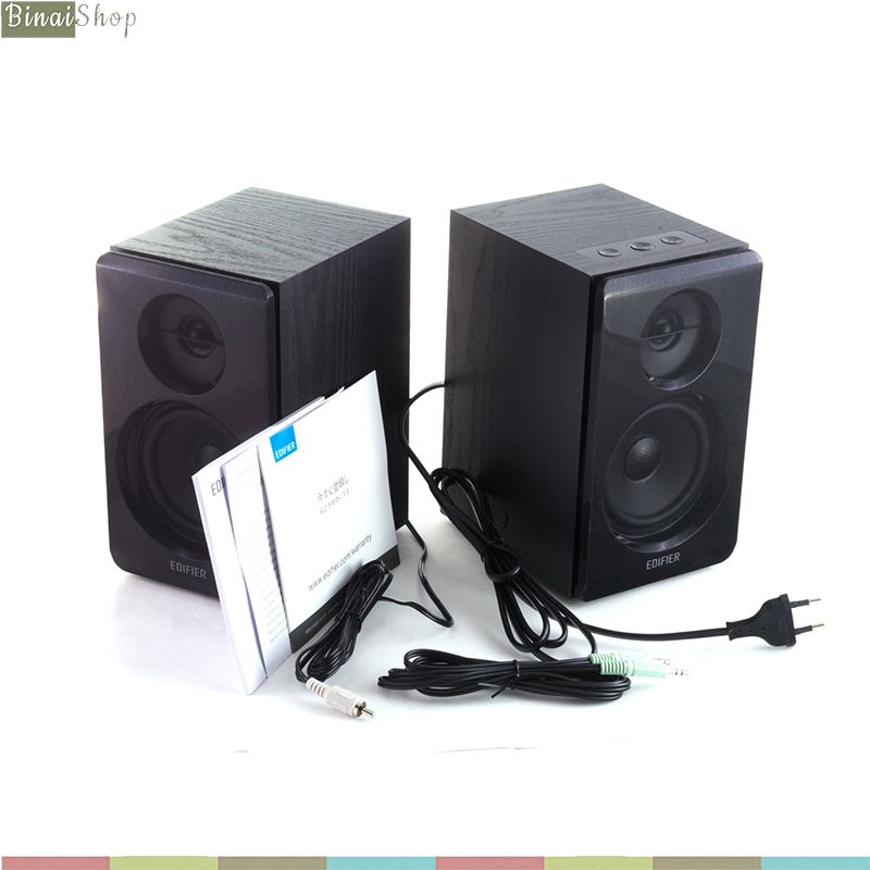 Edifier R33BT Boekenplankluidsprekers Zwart ISO 5 Set