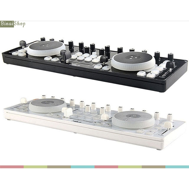 iCON i-DJ USB MIDI ショップ DJ コントローラー 箱付き ホワイト Bàn