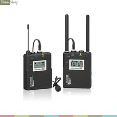  Lensgo LWM-338C - Micro không dây sóng UHF, thu âm cho máy ảnh, phạm vi hoạt động 150m 