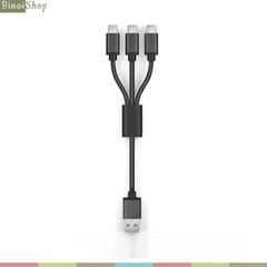  Cáp Sạc USB A To 3 Type-C - Cáp Sạc Đa Năng Cao Cấp Giá Rẻ 