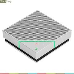  Polycom VoxBox - Micro họp trực tuyến, lọc tạp âm, 4 micro đa hướng, công nghệ âm thanh HD Polycom 