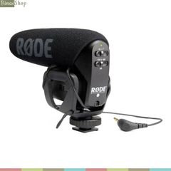  Rode Videomic Pro - Micro shotgun cho máy ảnh, máy quay, siêu nhẹ, cắt tần số thấp, chỉnh âm lượng đầu vào, pin 70 giờ liên tục 