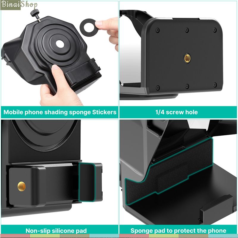 Ulanzi Teleprompter PT-15 - Máy Nhắc Chữ Dùng Cho Điện Thoại, Máy Ảnh ...