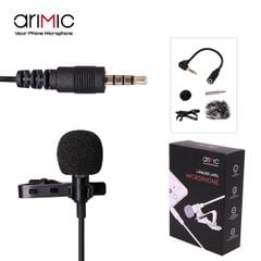  AriMic Clip-on Lavalier - Micro cài áo cho điện thoại và máy ảnh (1.5m) 