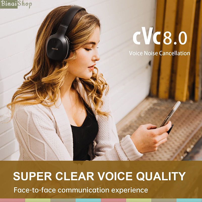 Edifier W800BT Plus - Tai Nghe Bluetooth 5.1, Màng Loa Lớn 40mm – BINAI