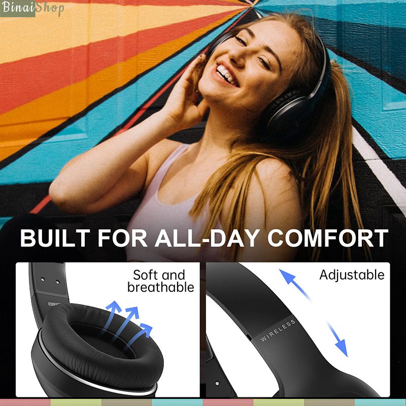 Edifier W800BT Plus - Tai Nghe Bluetooth 5.1, Màng Loa Lớn 40mm – BINAI