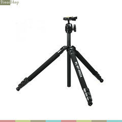  Weifeng WF-6662A - Tripod máy ảnh, máy quay, 3 chân chắc chắn, 4 nấc chân dễ dàng điều chỉnh độ cao, tải trọng 8kg 