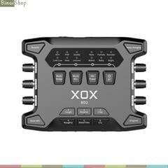  XOX BD2 -  Sound Card Bluetooth, 48V Hát Karaoke Online, Livestream, Podcast Và Phòng Thu  [TẶNG Jack Tai Nghe 6.3 - 3.5 mm] 