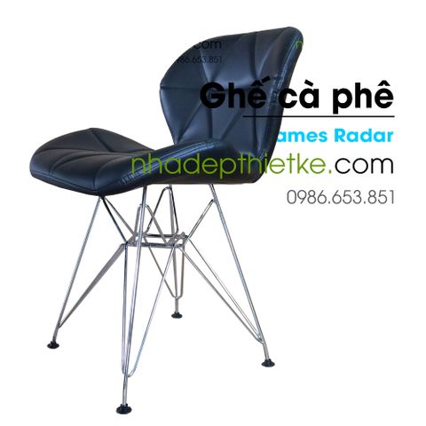  E8 - Ghế cafe Eames radar - chân thép 