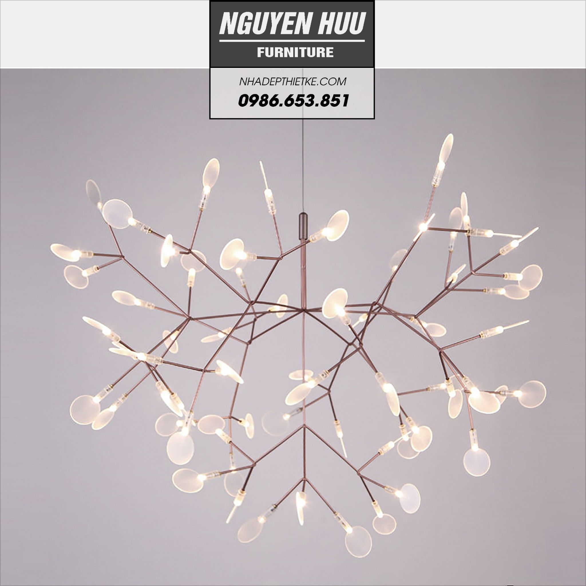 Đèn trần , đèn chùm đẹp Heracleum dạng chùm TH 143 - A1