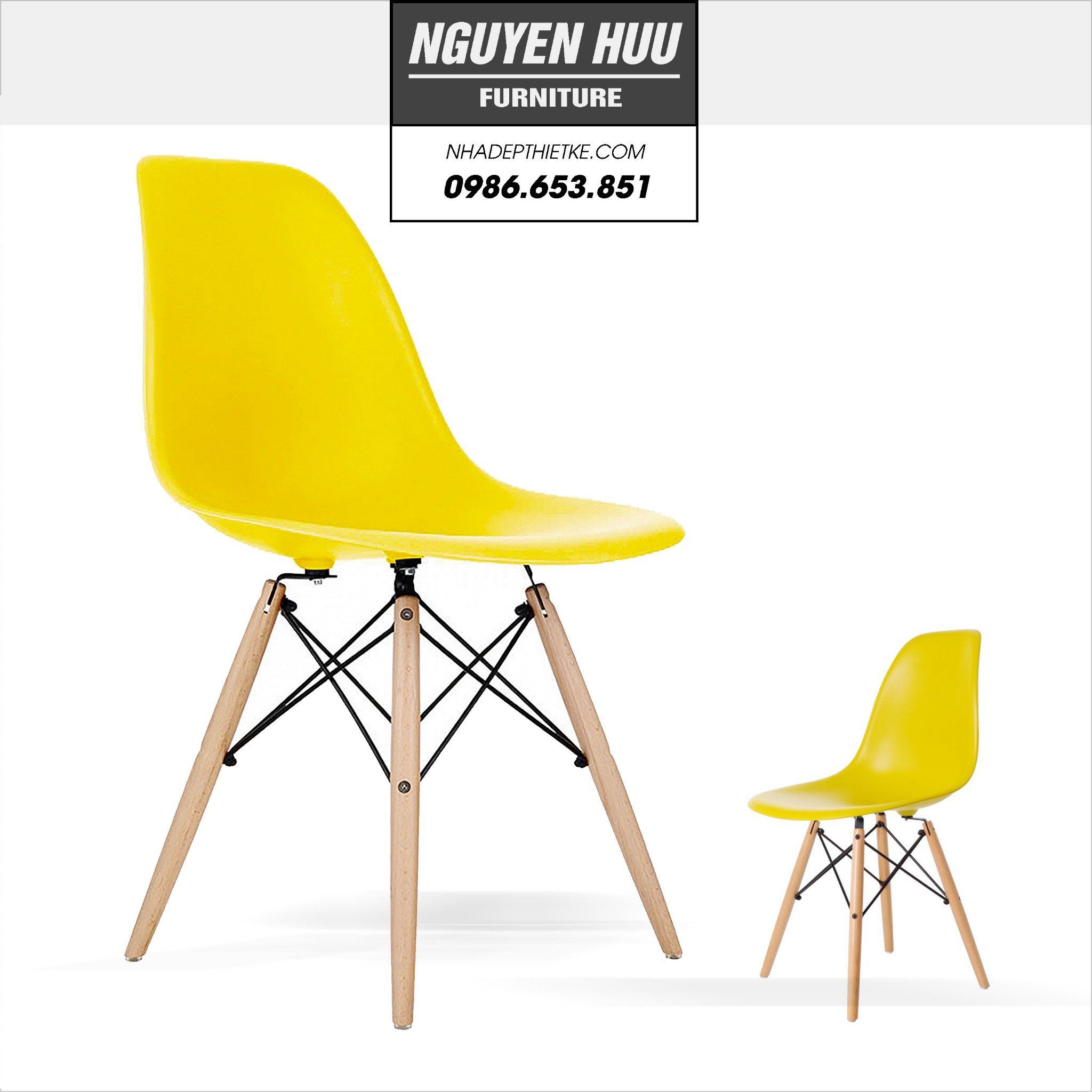 Ghế ăn đẹp E1 - Ghế ăn hiện đại eames