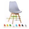 E9 - Ghế cà phê eames chân gỗ - Mặt đệm