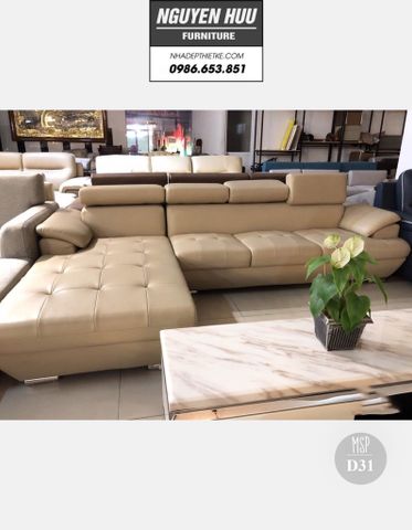  Ghế sofa da D31 