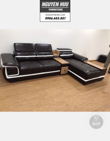  Ghế sofa da D35 