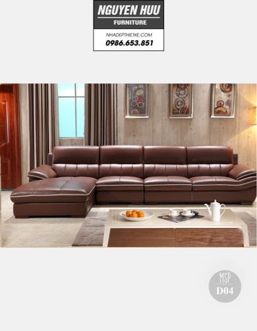  Ghế sofa da D04 