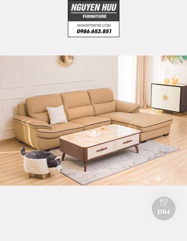  Ghế sofa da D04 