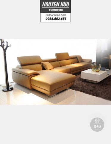  Ghế sofa da D53 