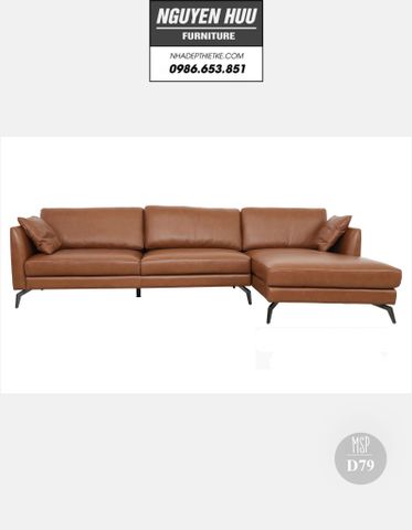  Ghế sofa da D79 