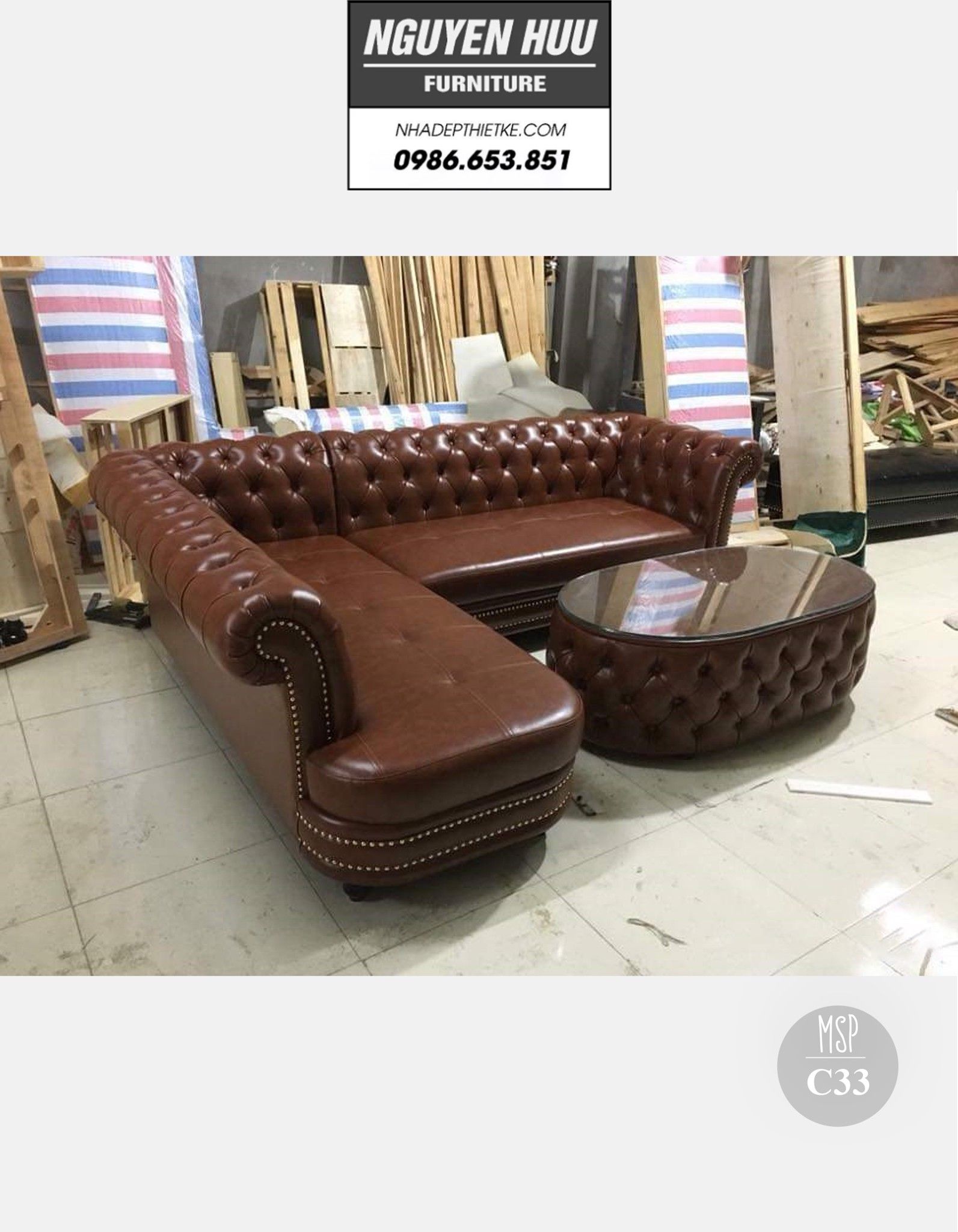 Ghế sofa tân cổ điển C33