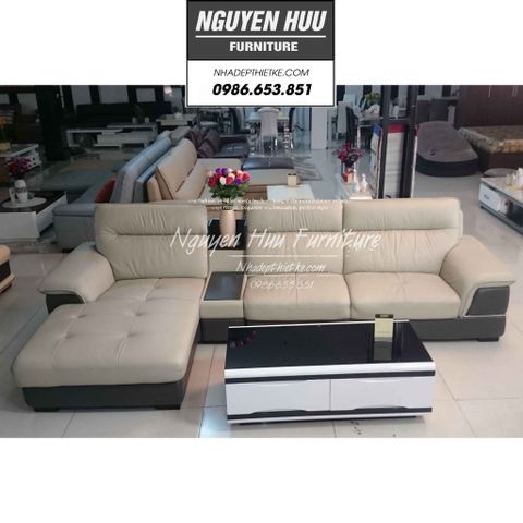  D43 - GHẾ SOFA DA D43 