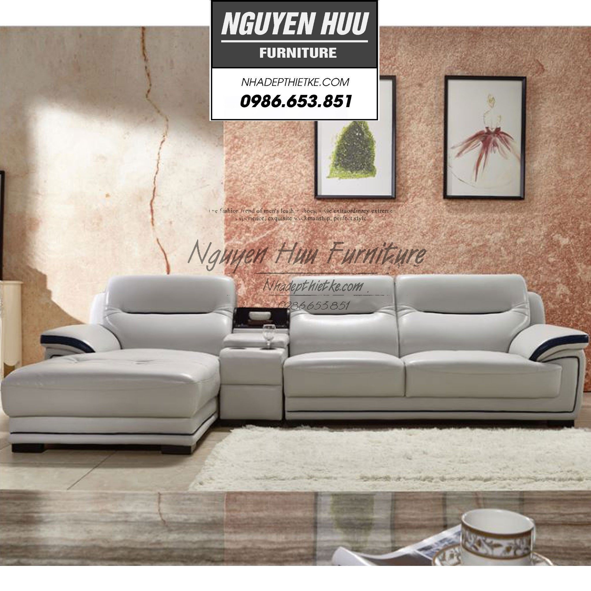 D109 - GHẾ SOFA DA D109