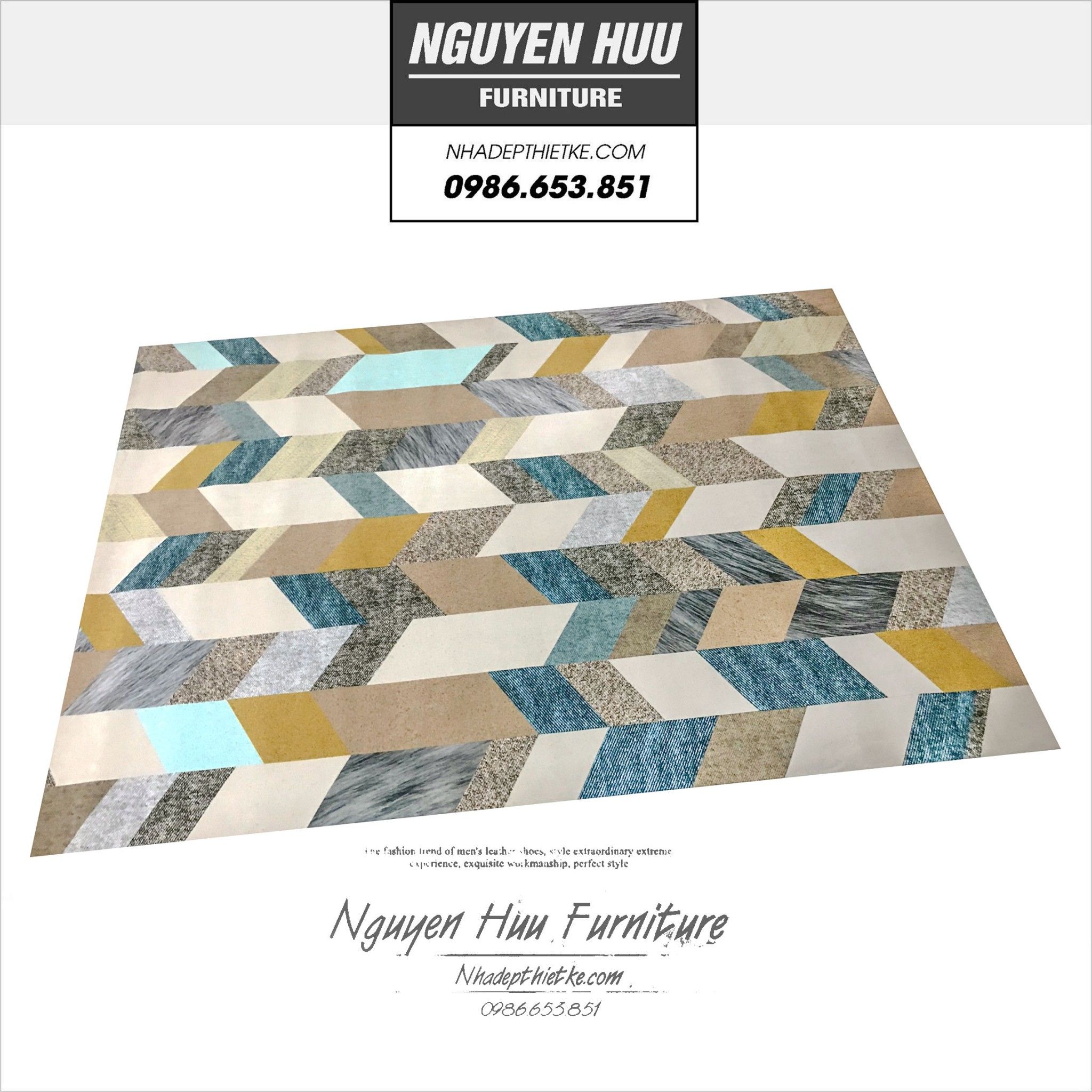 Thảm decor phong cách Bắc Âu - THAM1 – Nguyễn Hữu Furniture