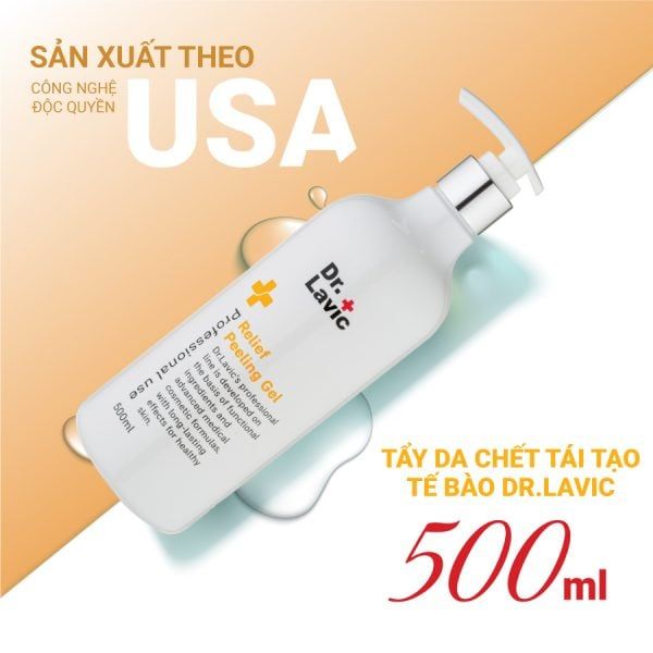 Tẩy tế bào tái tạo tế bào mới Dr.Lavic Relief Peeling Gel 500ml