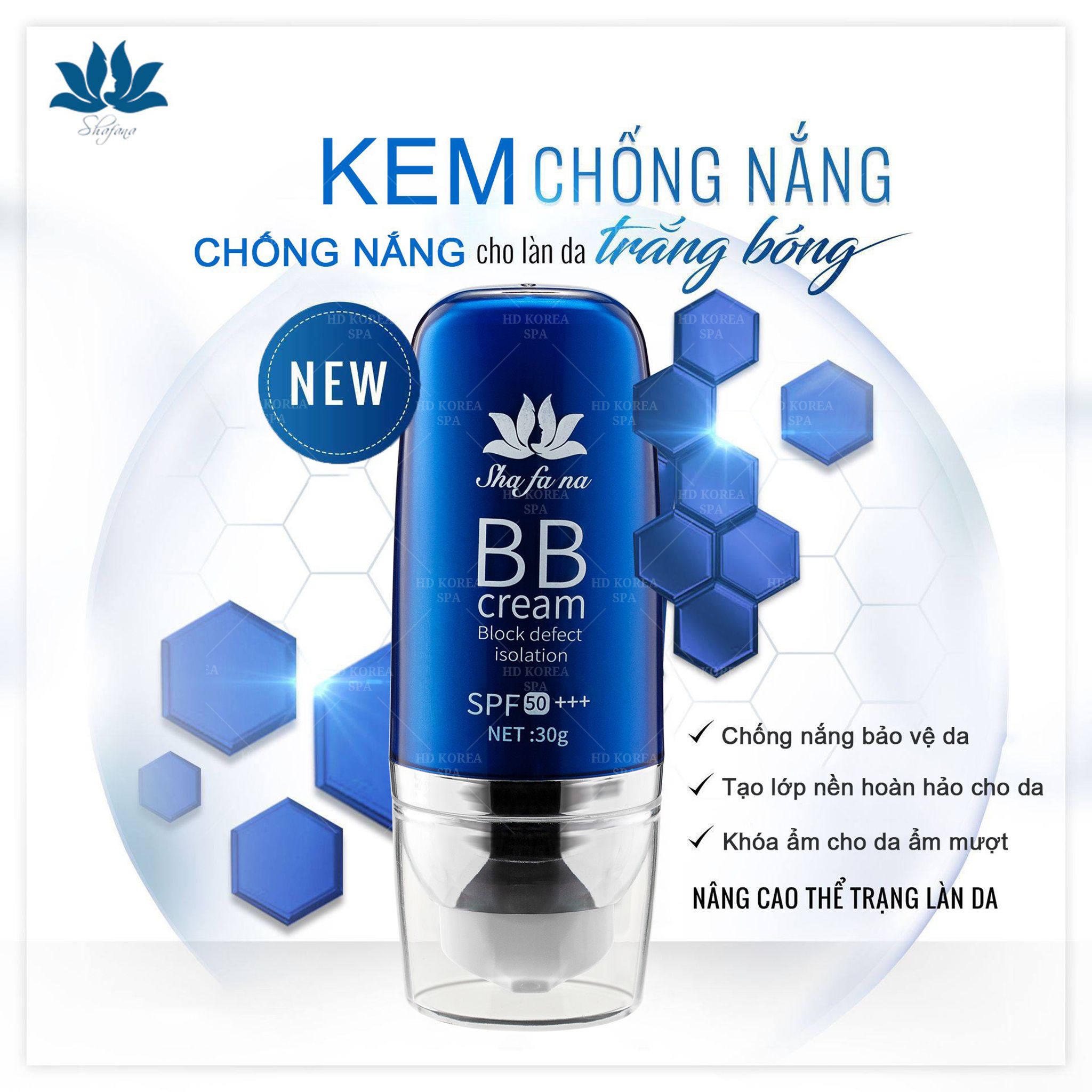 Kem chống nắng Shafana- BB Cream Block Defect Isolation