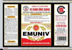 Chế phẩm vi sinh xử lý rác hữu cơ hộ gia đình Emuniv - gói 100gram