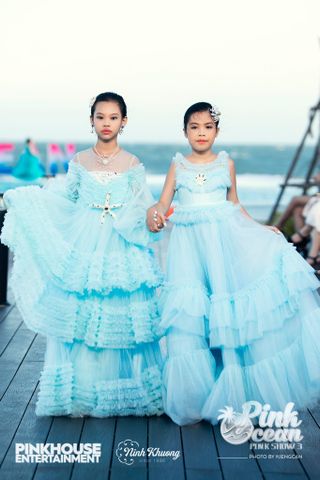  PINKOCEAN - Đầm Công Chúa 3 Tầng 51 (Trắng) 