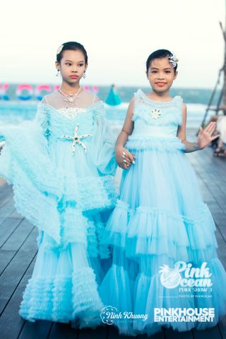  PINKOCEAN - Đầm Công Chúa 3 Tầng 51 (Trắng) 