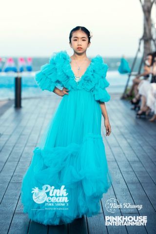  PINKOCEAN - Đầm Công Chúa 52 (Xanh Đậm) 