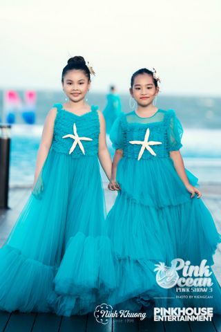  PINKOCEAN - Đầm Công Chúa 59 (Xanh Nhạt) 