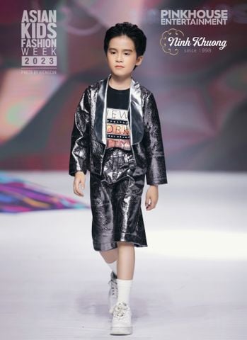  Boys' Vest Set (Platinum) | Ninh Khương - AKFW 2023 