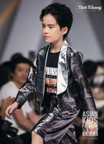  Boys' Vest Set (Platinum) | Ninh Khương - AKFW 2023 