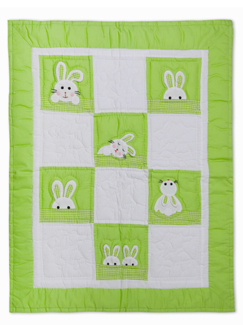  Mền Thêu đầu thỏ 