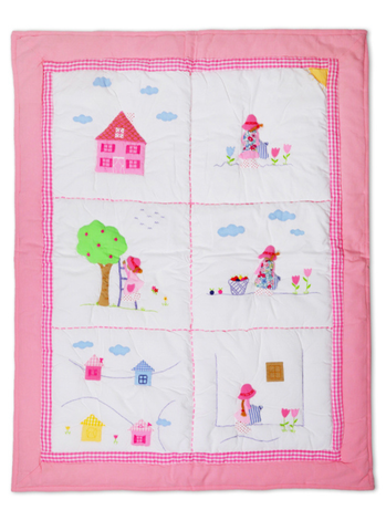  Mền Thêu Bé Gái 