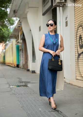  Đầm lụa tơ tằm 