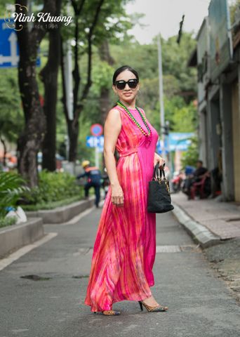  Đầm lụa tơ tằm 