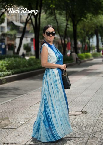  Đầm lụa tơ tằm 