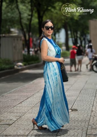  Đầm lụa tơ tằm 