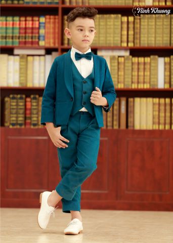  Bộ vest Kolala  (bộ +áo ghi lê+áo sơ mi+nơ) 