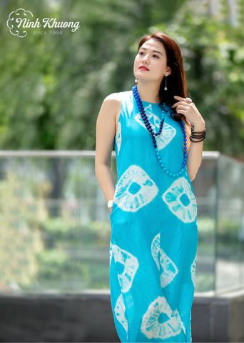  Đầm lụa tơ tằm 