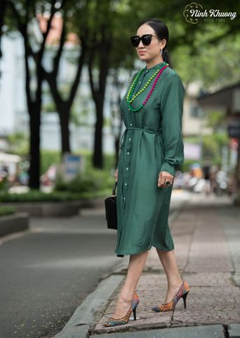  Đầm lụa tơ tằm 