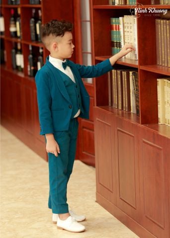  Bộ vest Kolala  (bộ +áo ghi lê+áo sơ mi+nơ) 