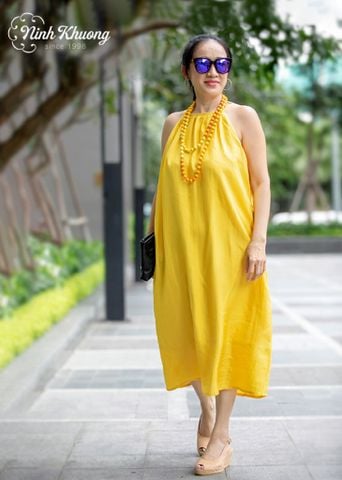  Đầm lụa tơ tằm 